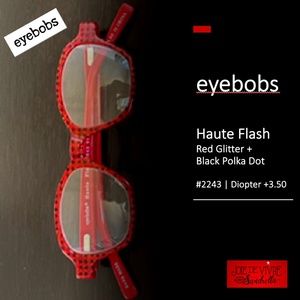 Eyebobs 2243 Haute Flash - Red + Black + Glitter